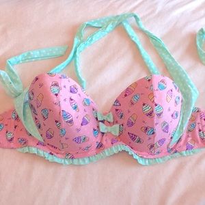 Hot Topic size 2xl ice cream food print bikini top